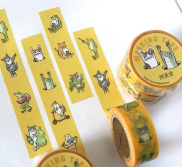 貓與青蛙 和紙膠帶 / 7m