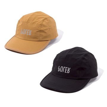 日本限定 - 戶外時尚防水五分割帽 / 快乾透氣-防水彈性機能時尚帽 LOGO反光 (共2色) 卡其色