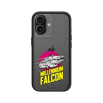 iPhone 17 Mod NX -邊框背蓋組合 (相機按鈕) 黑 - 迪士尼-星際大戰 Star Wars - 千年鷹-美式復古