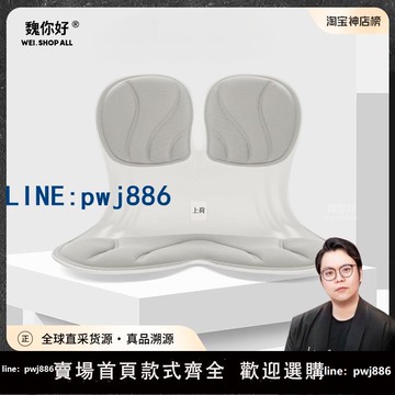 【便宜有好貨】魏你好 久坐不累神器！上荷護腰坐姿椅坐墊靠背支撐辦公室