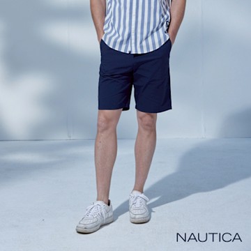 Nautica 男裝 COOLMAX都會休閒短褲-藍色