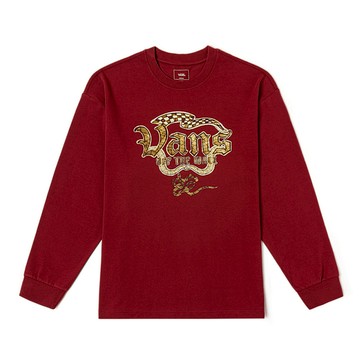 蛇年限定系列 紅色長袖T恤