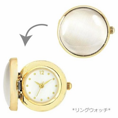サンフレイム リングウォッチ J-AXIS レディースウォッチ 指輪時計 
