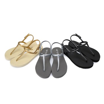 富發牌簡約MIT 簡約時尚輕量防水涼鞋-黑  /金/灰 d11 100%台灣製造優質嚴選