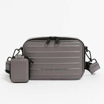 PLAYBOY - 斜背包 Panache系列 - 灰色