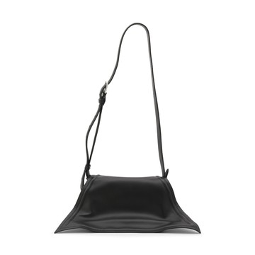 Y/project - Black Leather Mini Wire Crossbody Bag