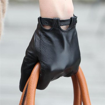 WARMEN春秋真皮手套女士羊皮單皮駕駛機車手套L17047