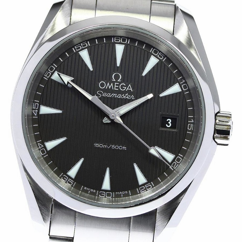 ☆美品 【OMEGA】オメガ シーマスター アクアテラ デイト 231.10.39.60  