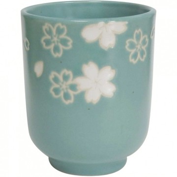【100 Life Japan Can Do】(H)浪漫櫻花-茶杯-藍(1入)