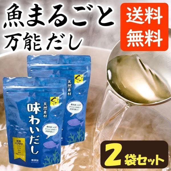 味わいだし 天然素材 無添加 栄養スープ（500g） 2袋セット ペプチドリップ