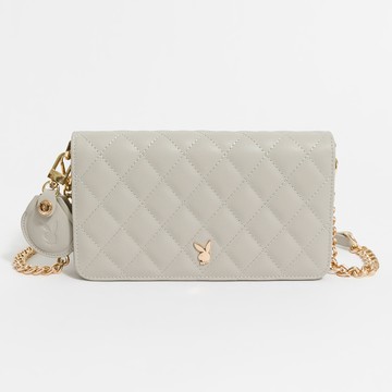 PLAYBOY - 斜側背包 Playful系列 - 灰色/542-5601-05-7