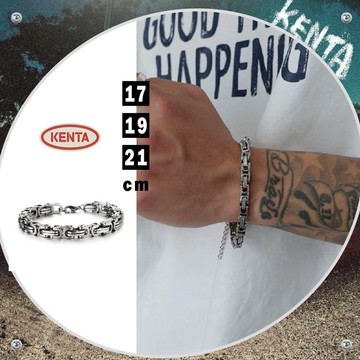 古巴手鍊【口碑好評推薦】培林古巴手鏈 鈦鋼手鏈 寬手鍊 17/19/21CM 中性飾品配件 穿搭飾品 KENTA