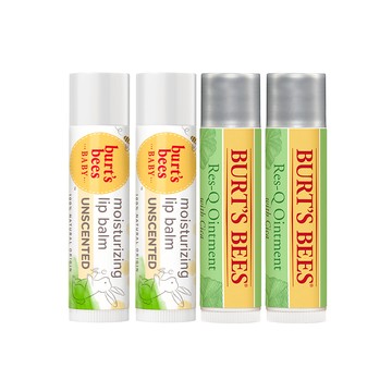 52折↘ Burt’s Bees 神奇草本修護棒 2入＋小朋友無香精護唇膏 2入