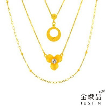 金緻品 氣質首選 9999純金項鍊 1.05錢 多選