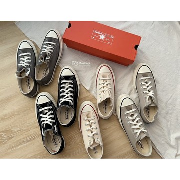 【MasCool】 Converse 1970 黑 米白 炭灰 低筒 帆布鞋 chuck70 黑