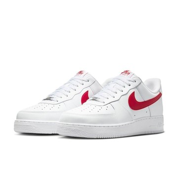 Nike Air Force 1 '07 白底紅勾 AF1 復古 白紅 休閒鞋 運動鞋 男鞋 FJ4146-133