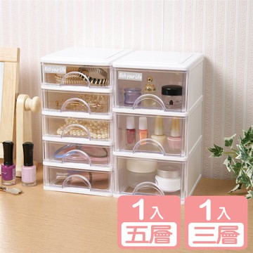 【真心良品】KEYWAY露西3＋5抽屜收納盒組 _廠商直送