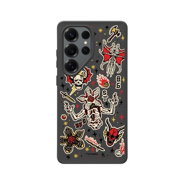 Galaxy S25 Ultra SolidSuit 黑 - Stranger Things - 地獄火