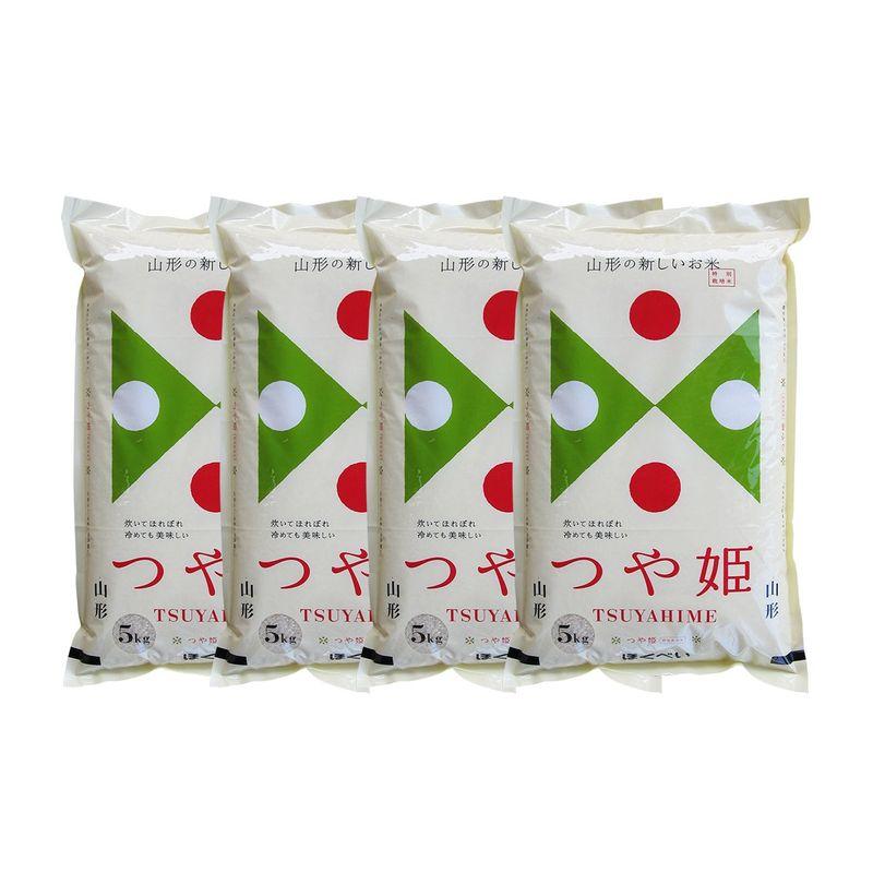 令和4年産 つや姫 20kg 白米 山形県産 特別栽培米 （5kg×4袋）