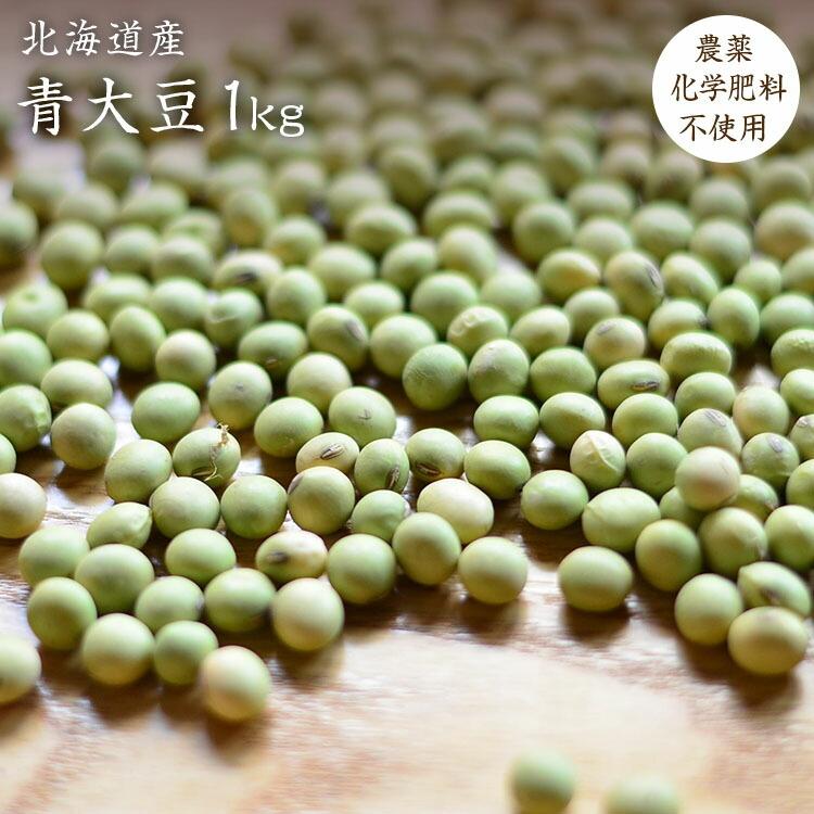 北海道産青大豆 農薬・化学肥料不使用 令和3年産 青大豆 大豆 北海道産 国産 希少