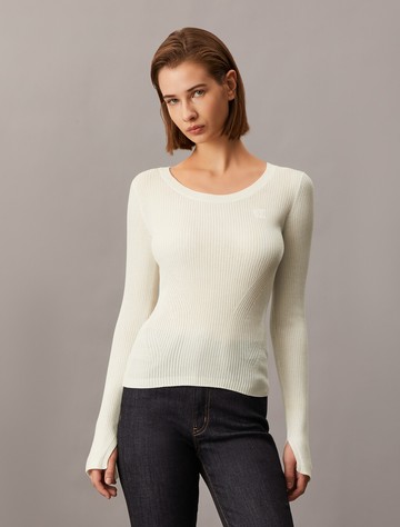 Calvin Klein 羅紋針織修身上衣