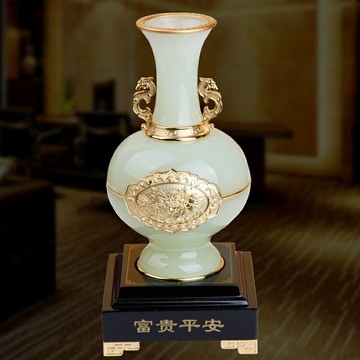 花瓶 中式現代裝飾品擺件 新房裝飾品 客廳擺設 新婚禮品創意