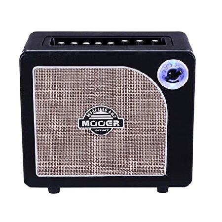 MOOER Electric Guitar Practice Amp, Combo Amplifier 15W with Band Equalization, Digital Amp Models, 6.5″Speaker, Headphone Output, for Electric G