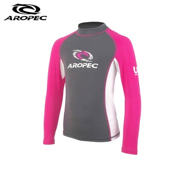 AROPEC  Dazzling 耀眼兒童長袖萊克防曬衣 深桃紅