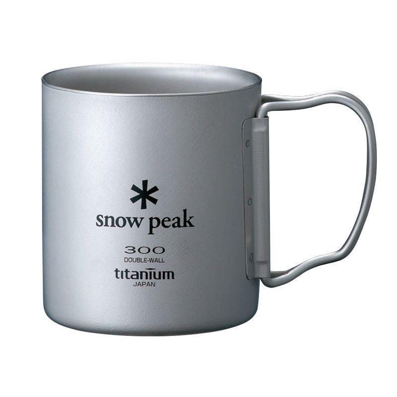 スノーピーク(snow peak) チタン ダブルマグ 300 容量300ml フォールディングハンドル MG-052FHR