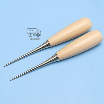 【天天】打孔錐子針全鋼粗柄實心實木大號工具針補鞋手工針縫鞋針擴張皮革