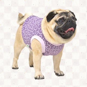 唐草坦克背心 (京紫)