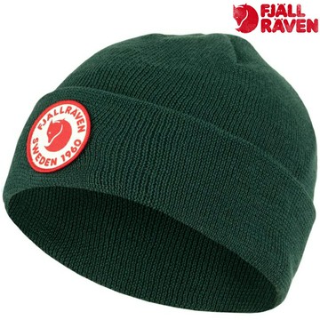 Fjallraven 北極狐 Kids 1960 Logo Hat 兒童保暖毛帽/保暖帽/針織毛線帽 78144 679 深綠鏽