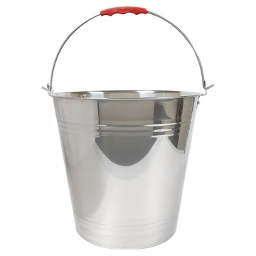 MIKA HOUSE 橘之屋 不銹鋼水桶 32cm 12L  銀色  1個