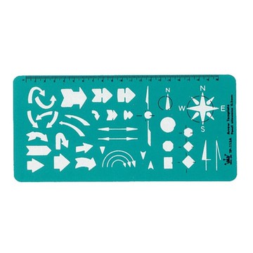 徠福 美術定規 / 片 TP-113A