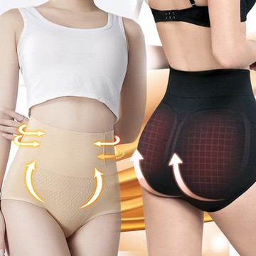 提臀3D美體褲/高腰內褲 L-XL 隨機色(老闆不賣了!! )