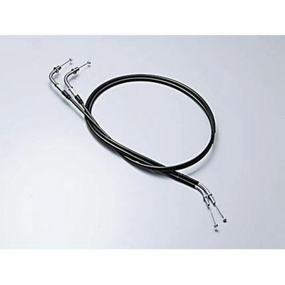 W650 スロットルワイヤーW ブラック 50mmロング HURRICANE（ハリケーン）