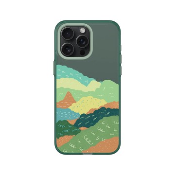 iPhone 15 Pro Max Clear 憂墨綠 - 花花草草 / Flowers & Plants - 暖意森林