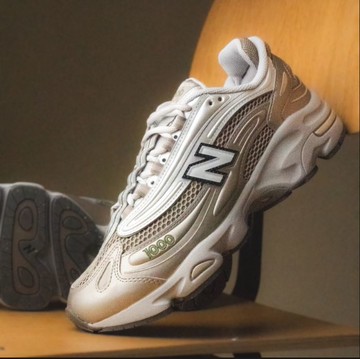 NEW BALANCE 慢跑鞋 M1000 金屬銀棕 復古 情侶鞋 男女 M1000N