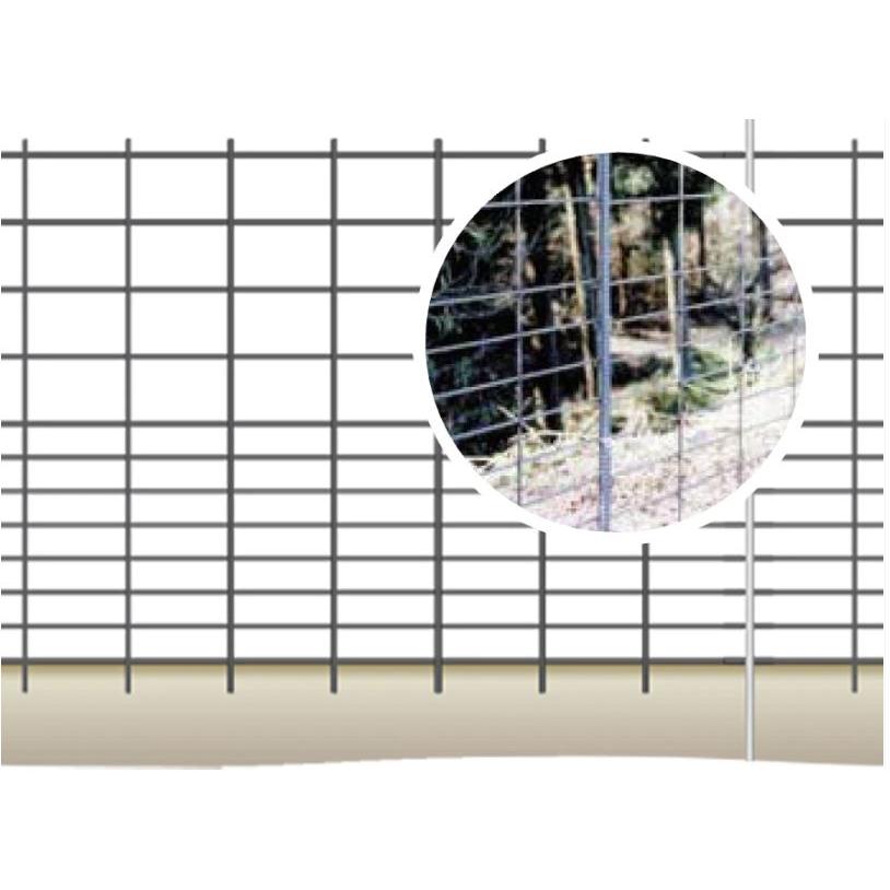 防獣金網　いのししくん（フェンス・支柱セット 100m設置用）1m×2m（線径Φ4mm）