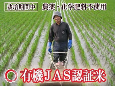 SA1791　令和5年産つや姫5kg〔合鴨農法・有機JAS認証米〕 HA