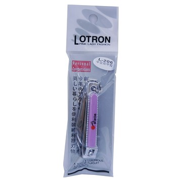 LOTRON L-206 中型三用指甲剪 美甲工具  顏色隨機  1個