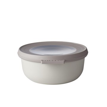 荷蘭 Mepal 圓形密封保鮮盒350ml-白