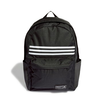 [ACS] adidas 後背包 Classic 3S HRZT 黑 白 三線 書包 水瓶側袋 愛迪達 HG0351