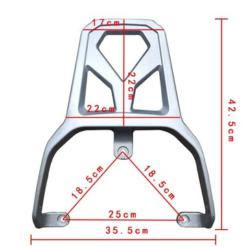 愛瑪紅牛N381 綠源MEA新蕾H5廣環塑件T5尾箱后備箱架子貨架外賣架
