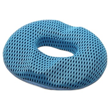 小麥購物 4D網格 記憶棉坐墊 L721  藍色  45 x 38cm