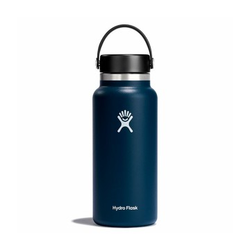 【線上體育】HYDRO FLASK 32oz 寬口真空保溫鋼瓶 靛藍色