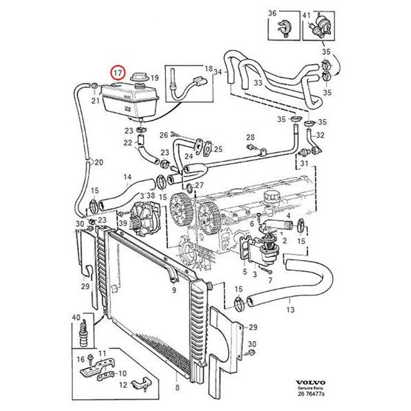 VOLVO ボルボ 740 940 960 S90 V90 ラジエーターサブタンク/リザーバータンク/エクスパンションタンク 9122997 740  940 960 S90 V90 LINEショッピング