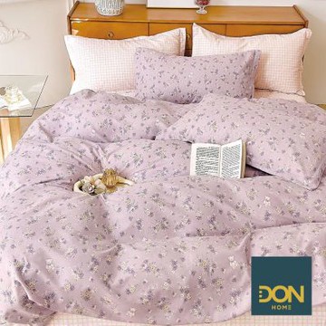 DON 100%精梳純棉床包枕套組-雙人-薰香絮語