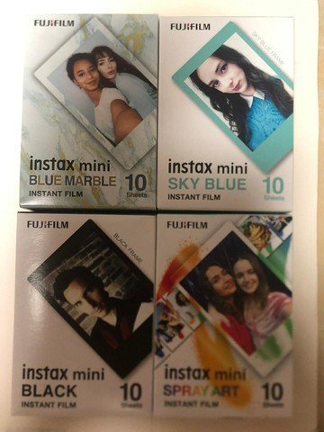 【新店促銷】拍立得mini11白邊卡通3寸相紙mini12/11/9/25/90懶蛋蛋和風膠片紙