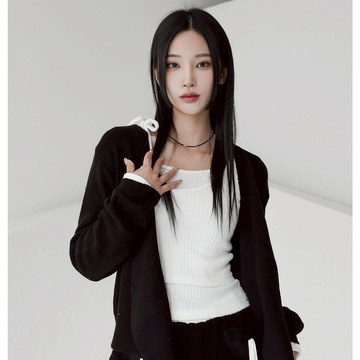 Codibook｜韓國 binary01 兩件式疊穿上衣［現貨 - 黑色］長袖上衣 毛衣 女裝